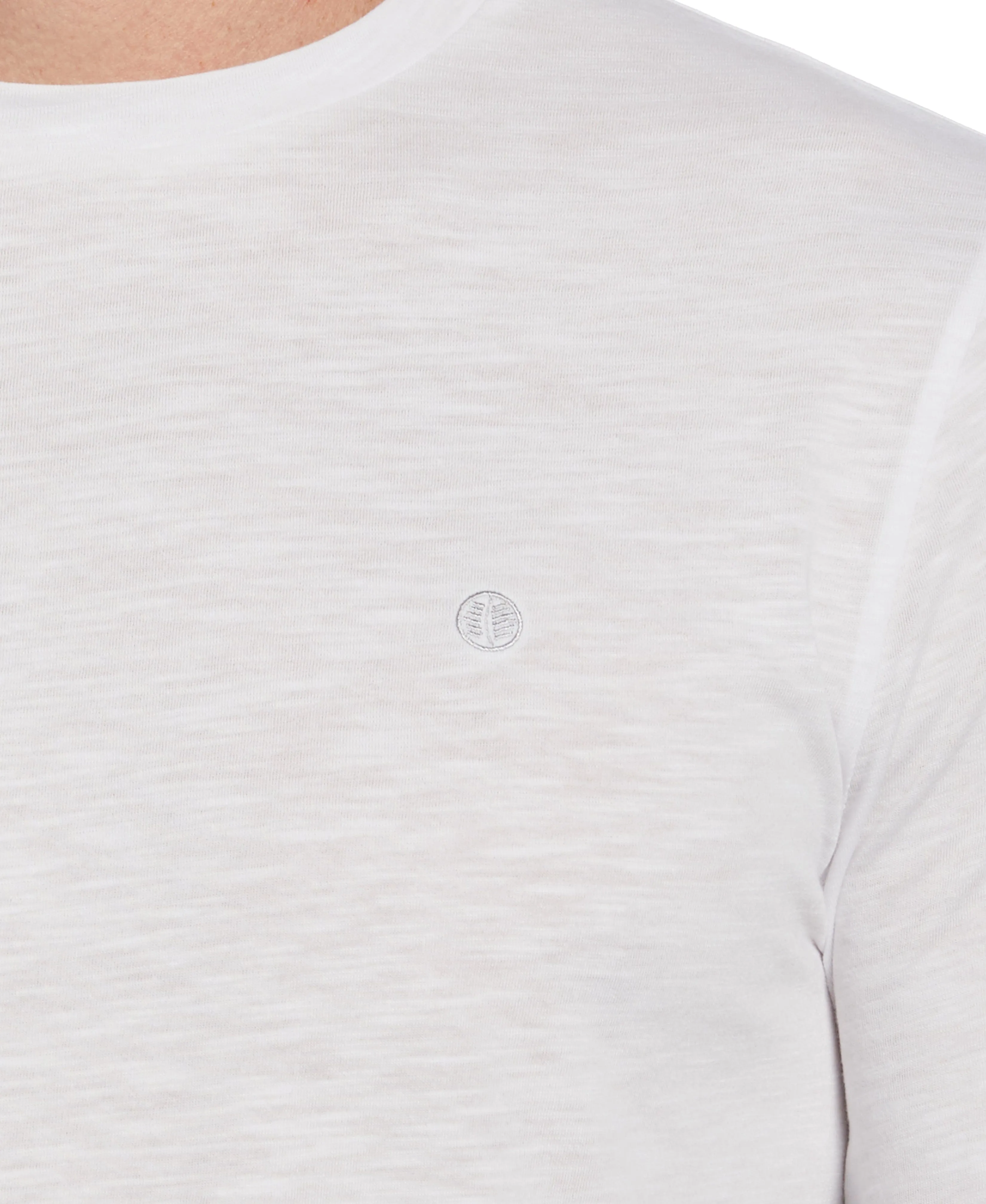 Long Sleeve Slub Crew Neck Tee sold by Cubavera product image thumbnail 3