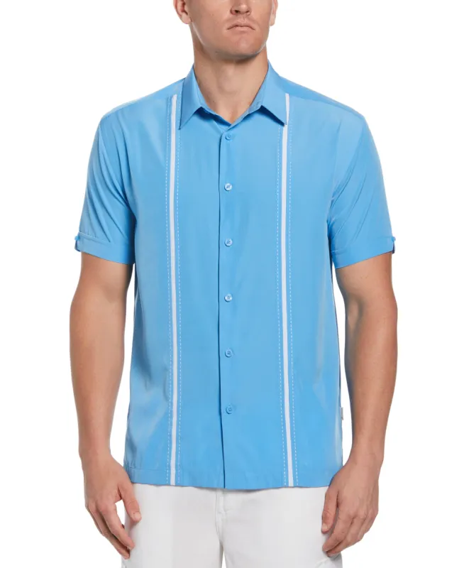 Big & Tall Panel Shirt - Contrast Stitching sold by Cubavera