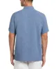 Two-Tone Cross Tuck Chambray Shirt sold by Cubavera