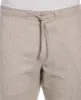 Linen Blend Mini Stripe Drawstring Pants sold by Cubavera