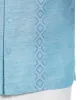 Big & Tall Linen Blend Argyle Embroidered Chambray Shirt sold by Cubavera