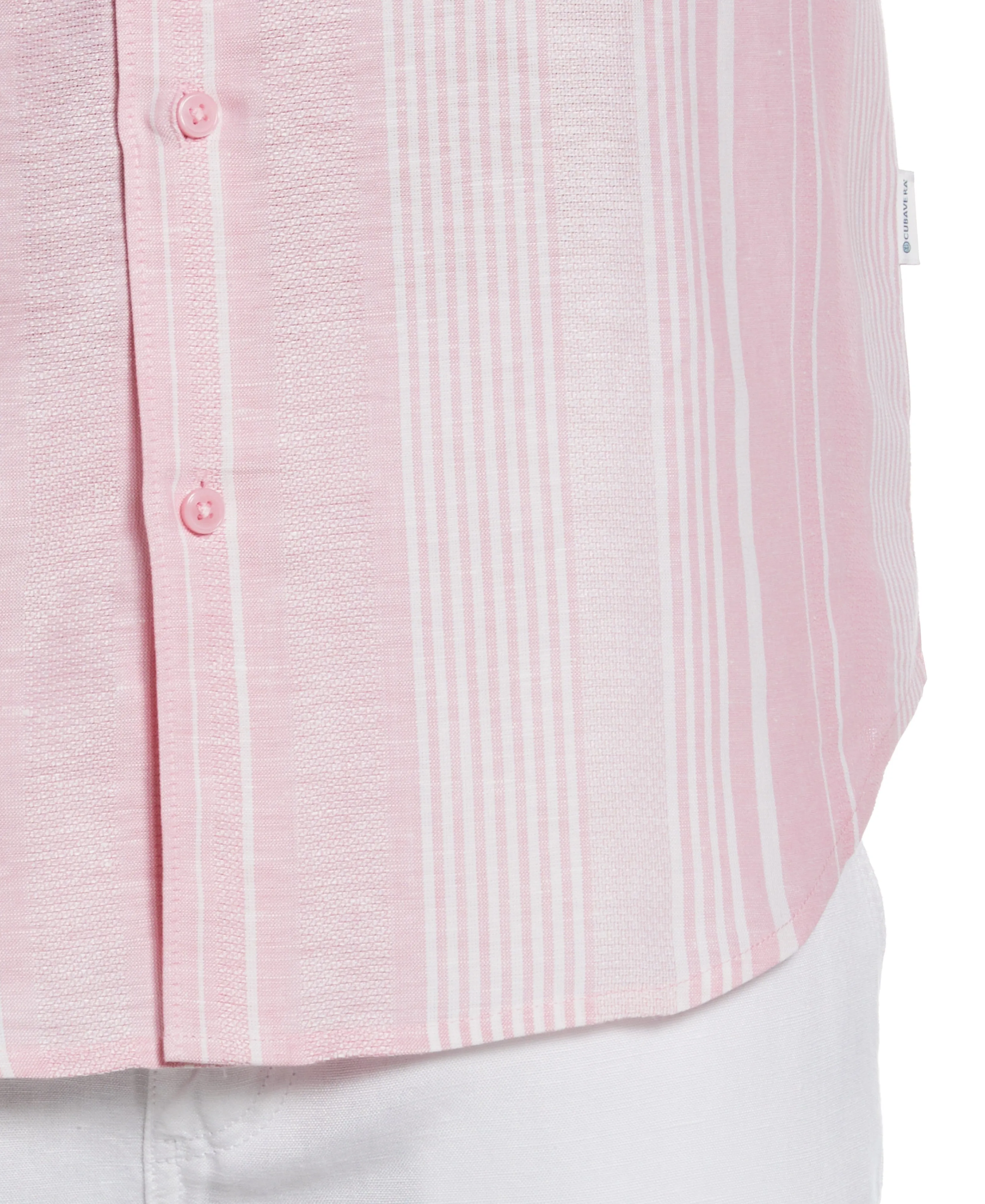 Big & Tall Yarn Dye Textured Stripe Shirt sold by Cubavera product image thumbnail 3