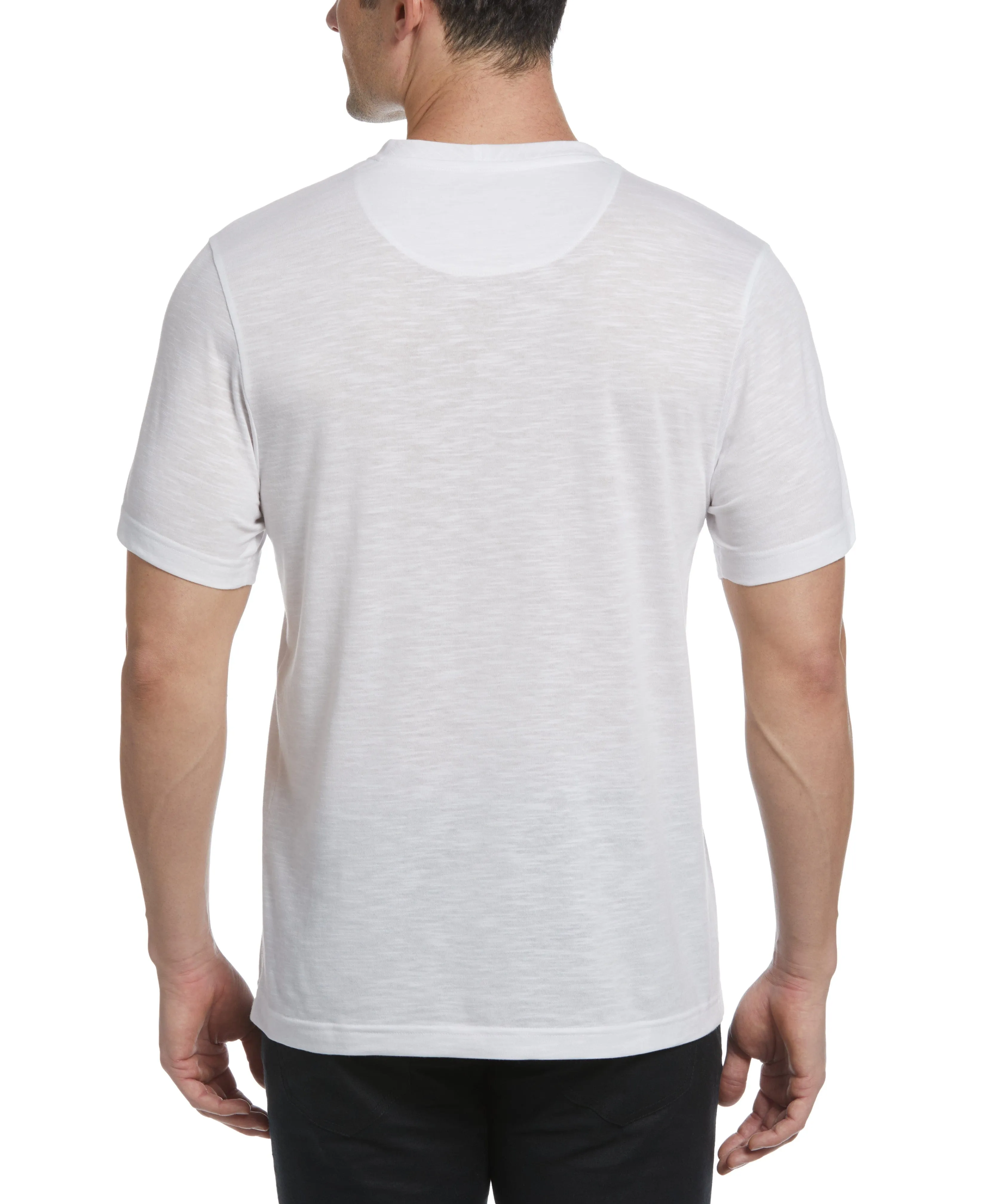 Slub V-Neck Tee sold by Cubavera product image thumbnail 2