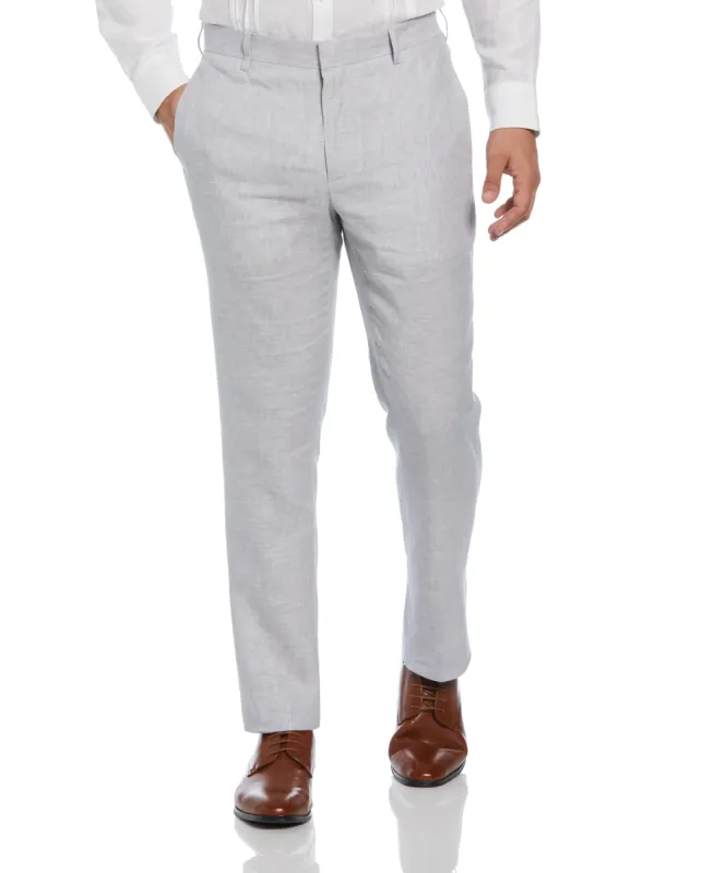 Delave Linen Flat Front Pant sold by Cubavera
