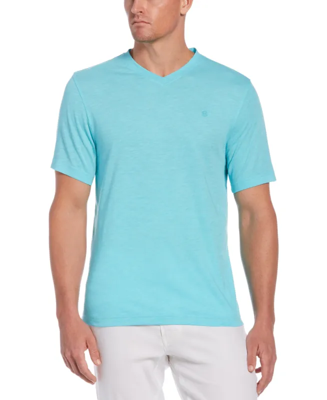 Slub V-Neck Tee sold by Cubavera