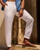 Linen-Blend Core Drawstring Pants sold by Cubavera
