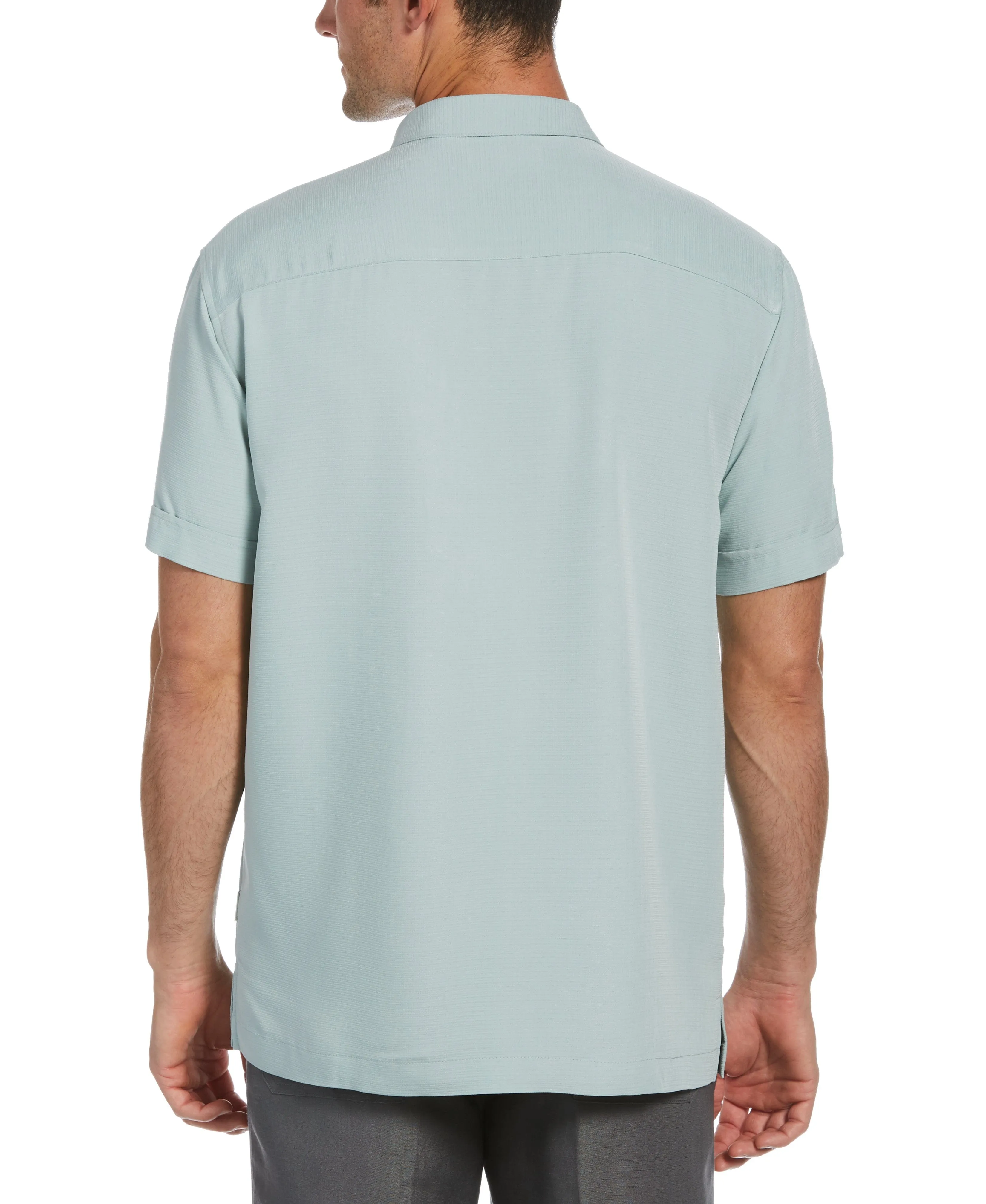 Big & Tall Embroidered Panel Shirt sold by Cubavera product image thumbnail 2