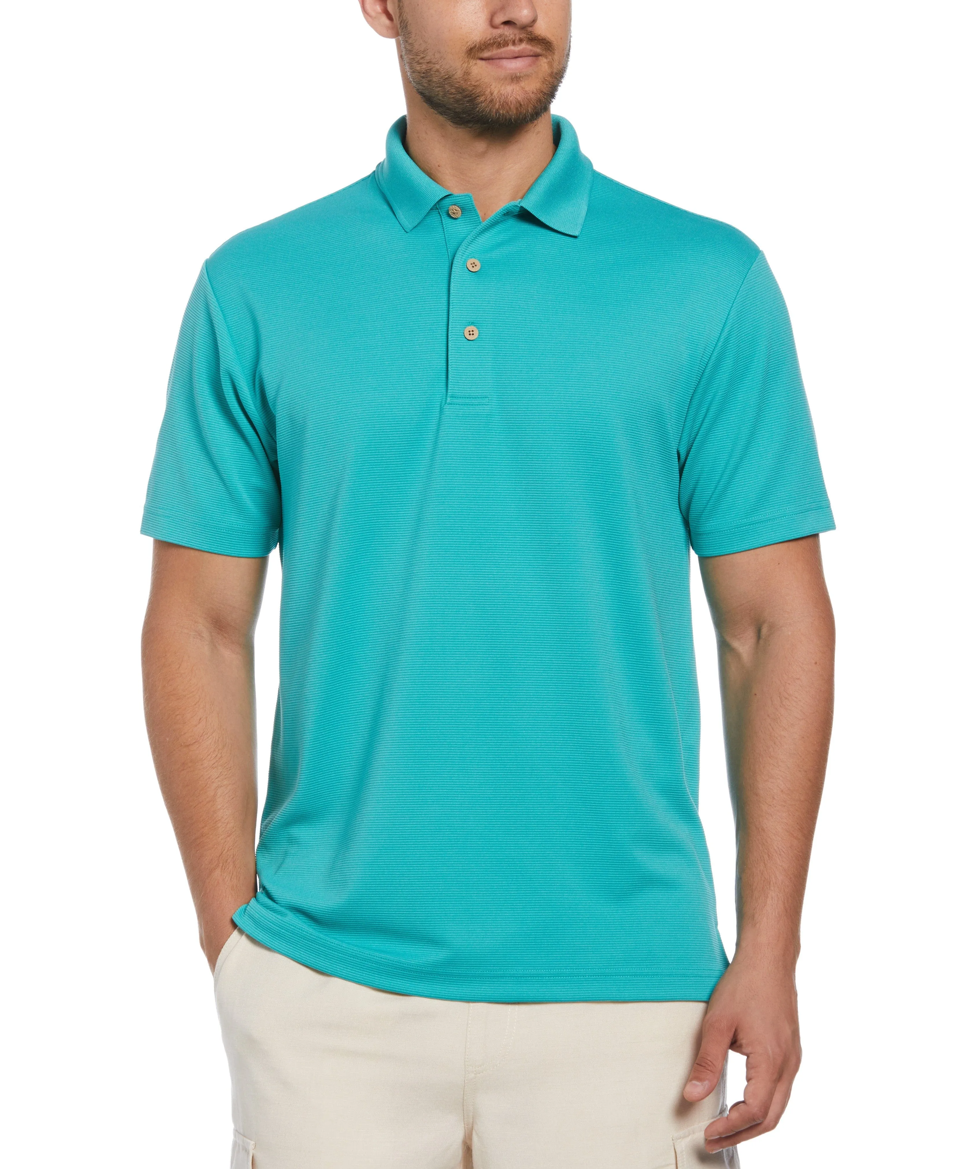 Big & Tall Solid Textured Polo sold by Cubavera