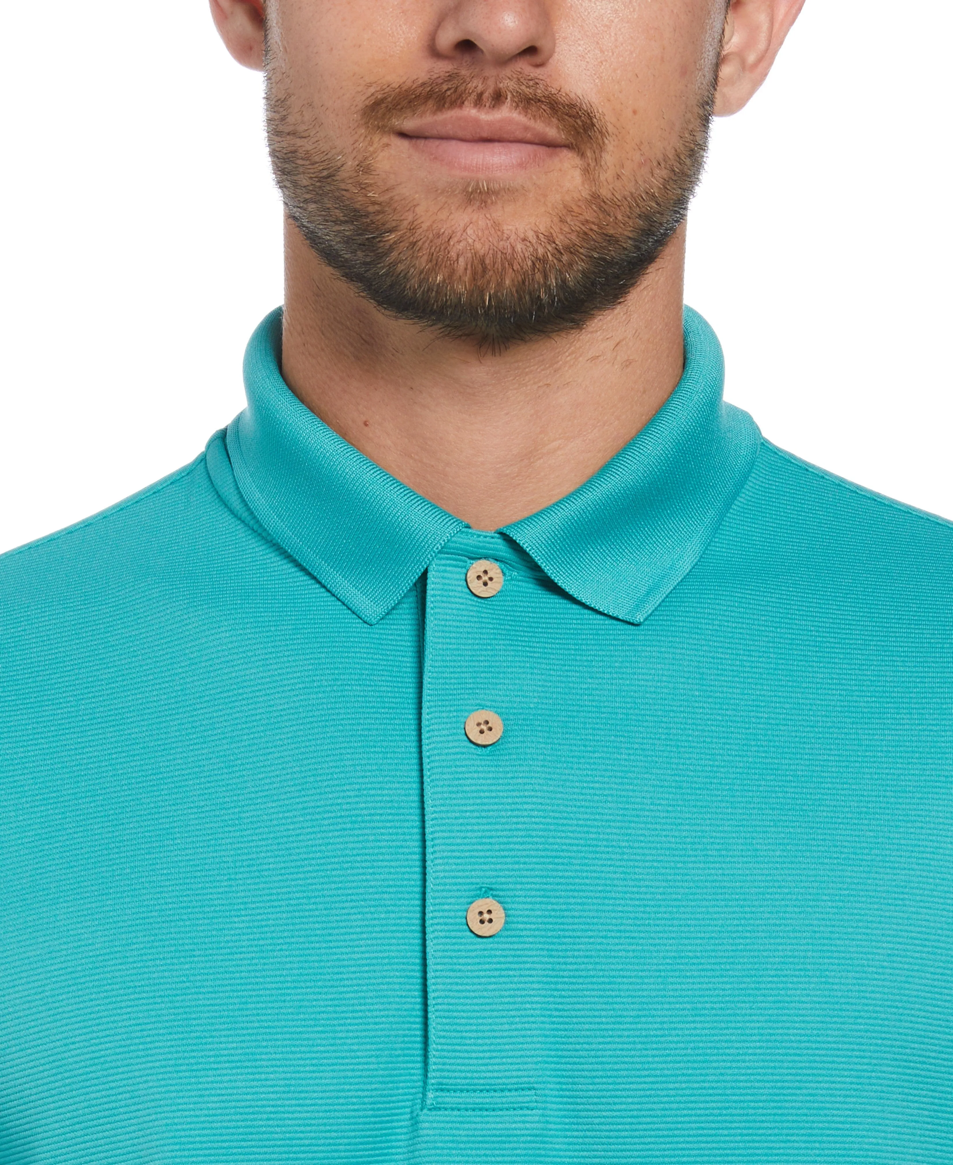 Big & Tall Solid Textured Polo sold by Cubavera product image thumbnail 3