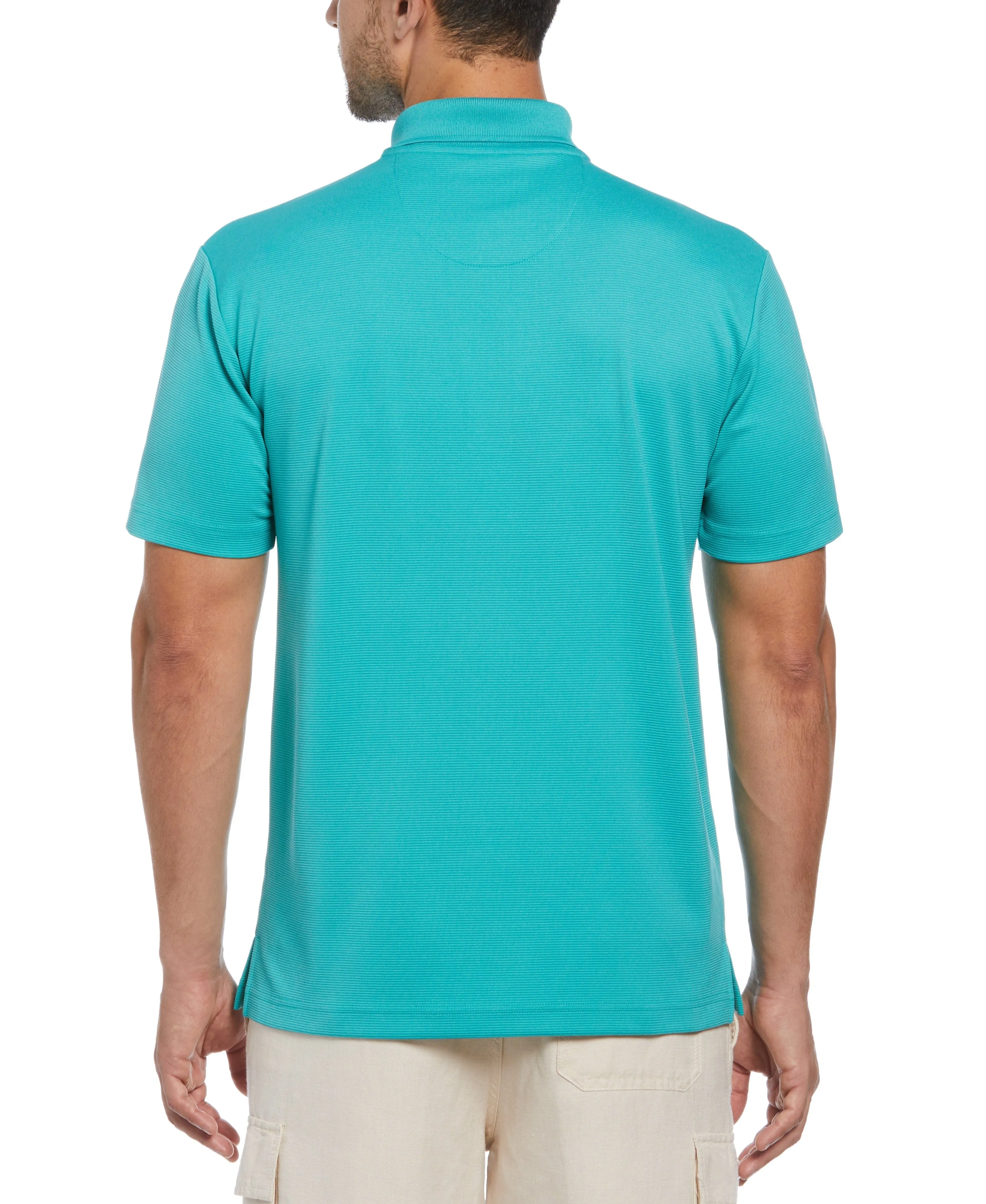 Big & Tall Solid Textured Polo sold by Cubavera product image thumbnail 2