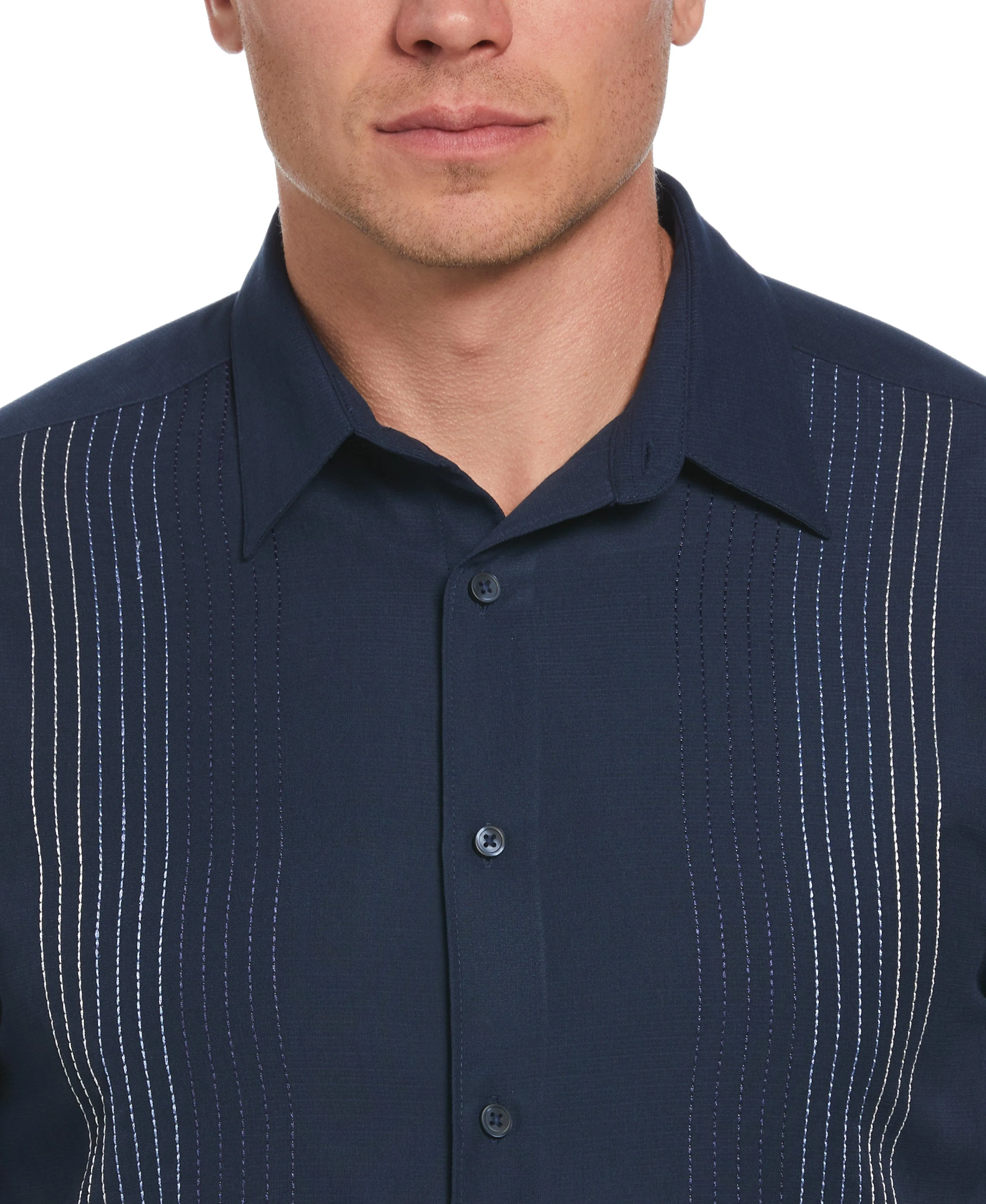 Ombre Embroidered Panel Shirt sold by Cubavera product image thumbnail 3