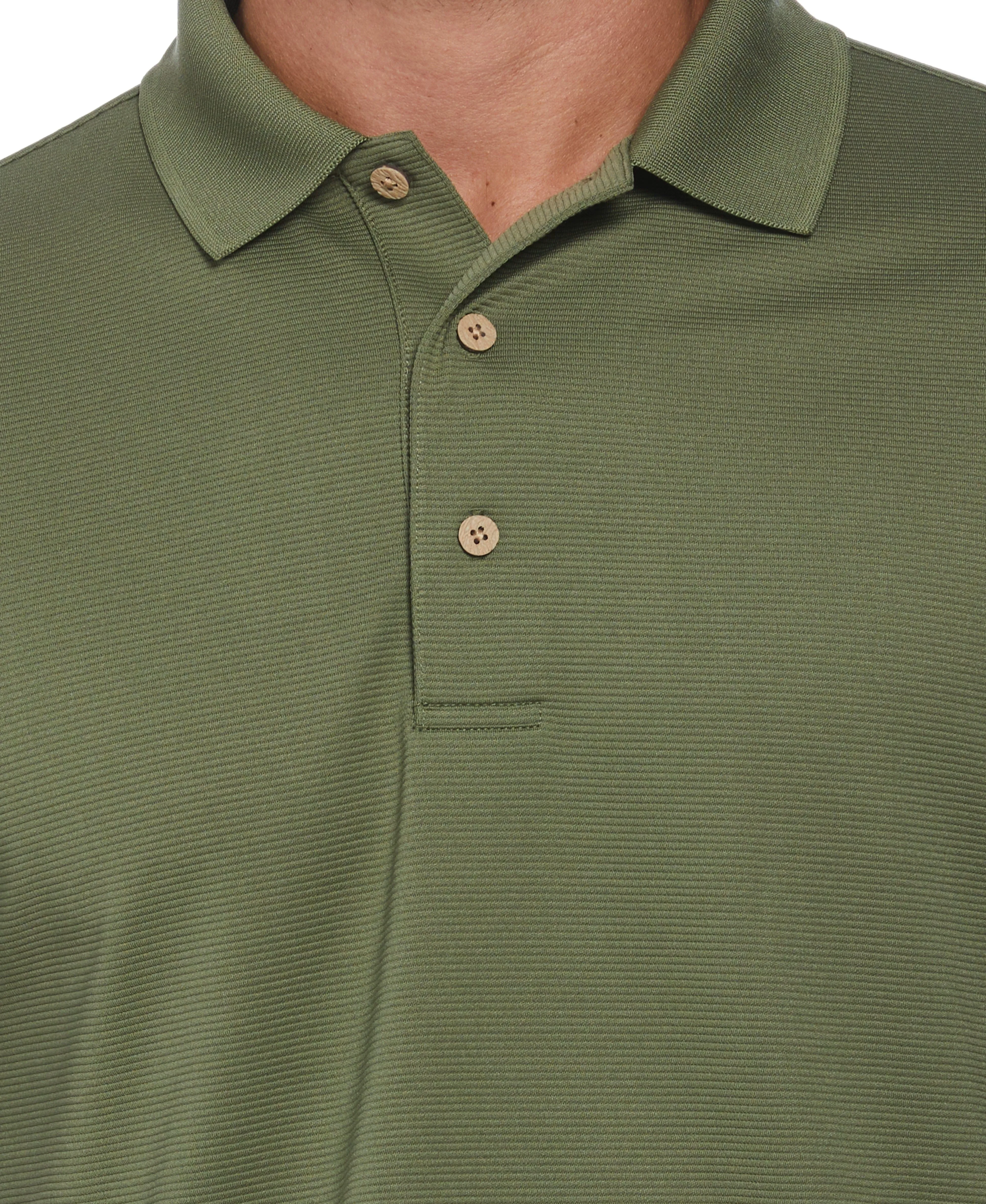 Big & Tall Solid Textured Polo sold by Cubavera product image thumbnail 3