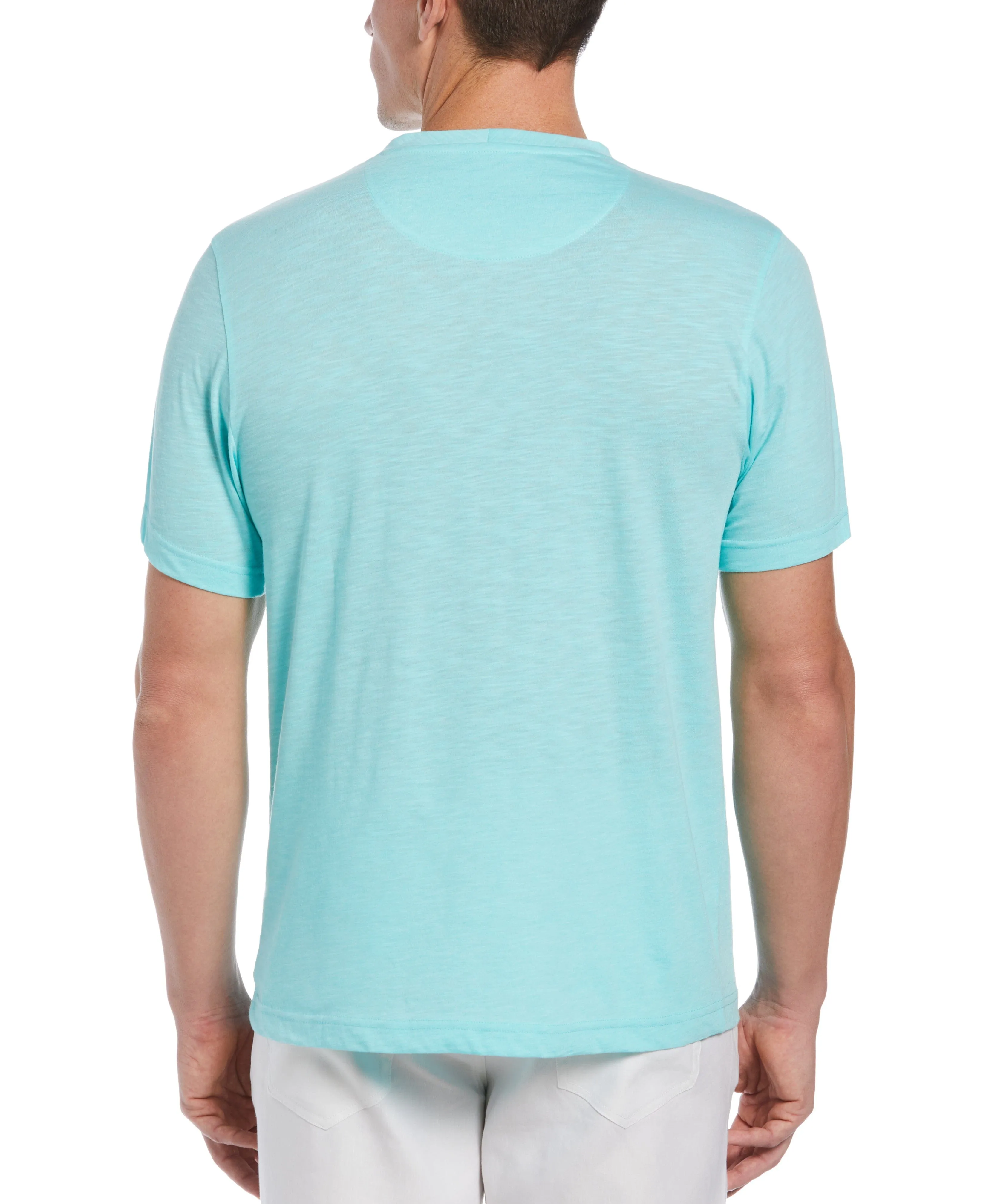 Slub V-Neck Tee sold by Cubavera product image thumbnail 2