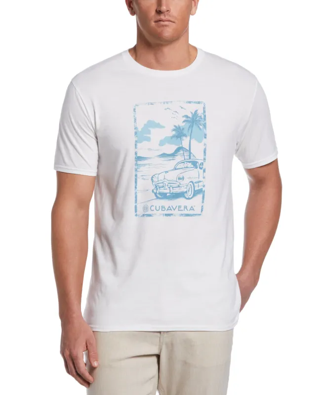 Car Palms Print Tee sold by Cubavera