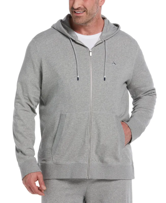 Original Penguin Big And Tall Sticker Pete Full Zip Fleece Hoodie sold by Cubavera