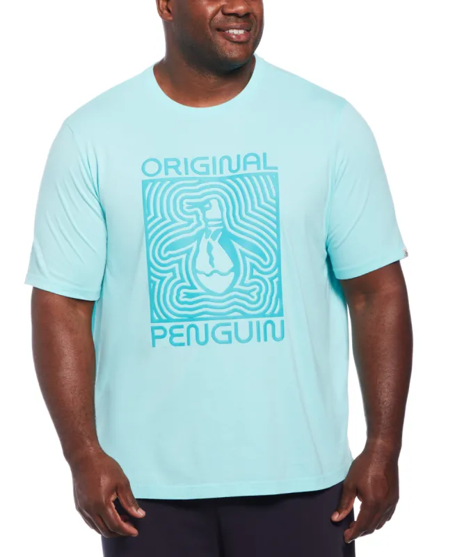 Original Penguin Big & Tall Groovy Pete Print Tee sold by Cubavera