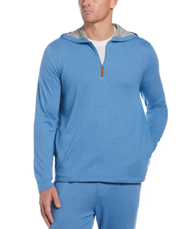 1/4 Zip Heather Knit Hoodie sold by Cubavera