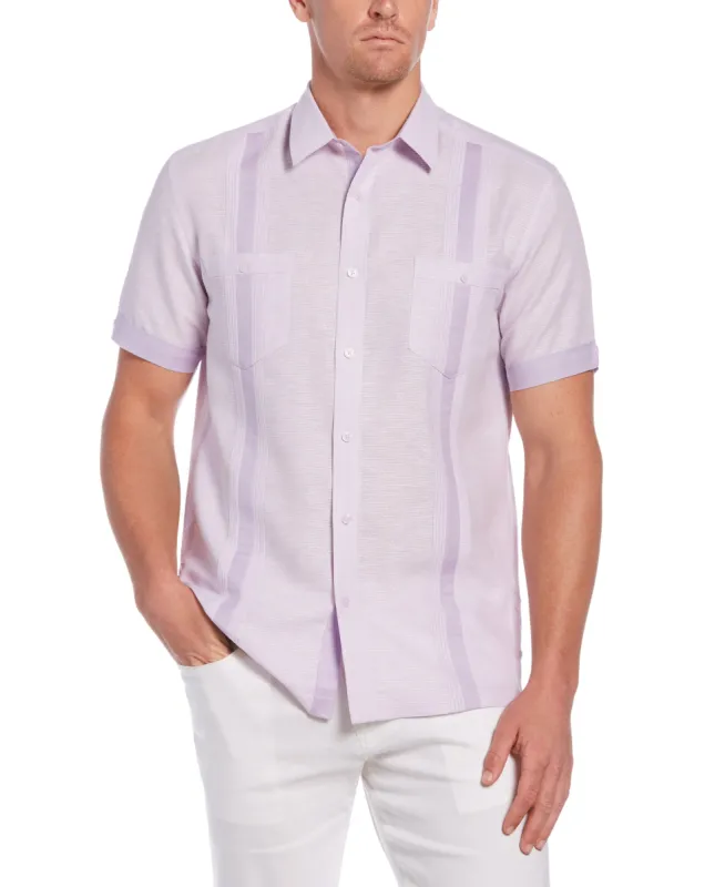 Fashion Double Pocket Guayabera Shirt sold by Cubavera