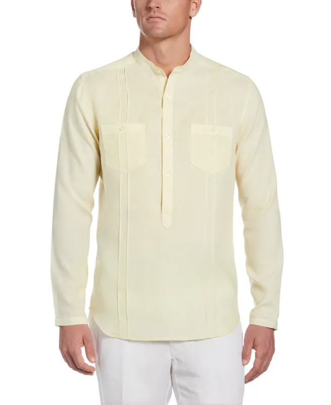 Two-Pocket Pintuck Popover Shirt sold by Cubavera