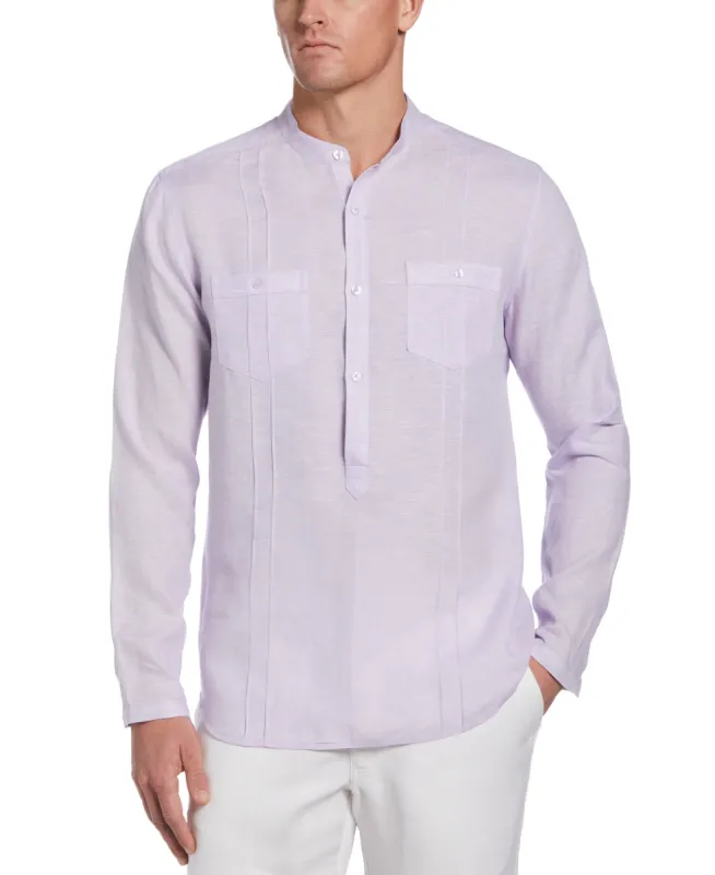 Two-Pocket Pintuck Popover Shirt sold by Cubavera