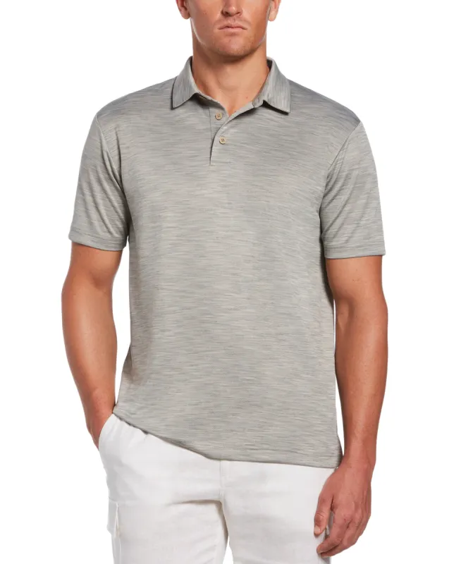 Heather Twill Polo sold by Cubavera