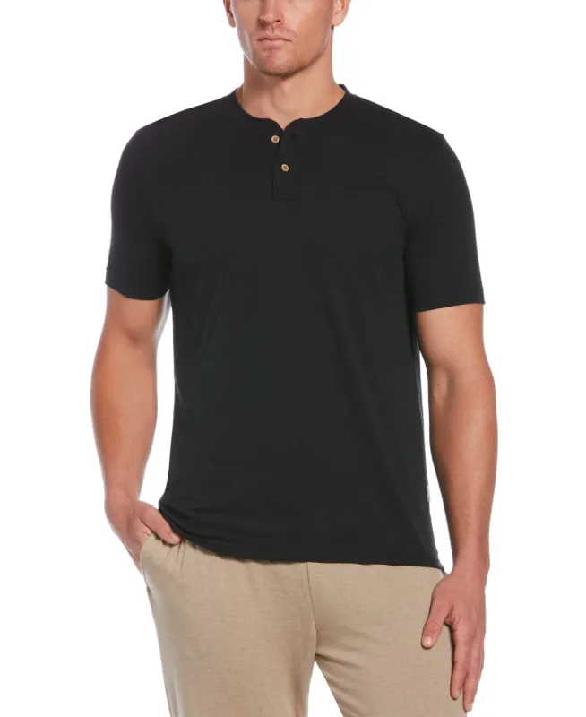 Slub Henley Tee sold by Cubavera