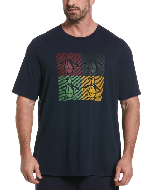Original Penguin Big & Tall Multiple Pete Print Tee sold by Cubavera