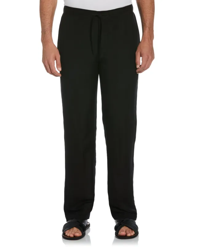 Linen-Blend Drawstring Pants sold by Cubavera