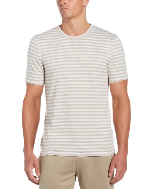 Stripe Crew Neck Knit Tee sold by Cubavera