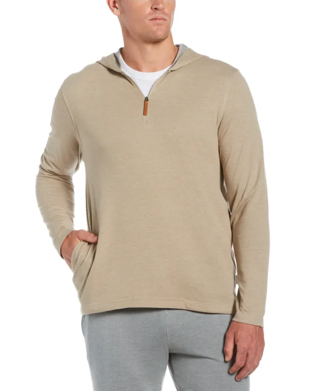 1/4 Zip Heather Knit Hoodie sold by Cubavera