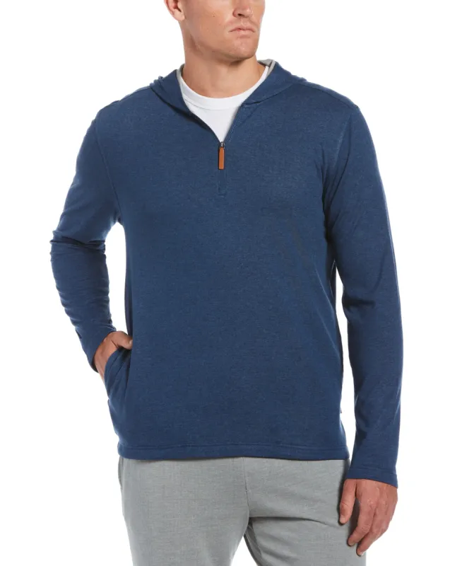 1/4 Zip Heather Knit Hoodie sold by Cubavera
