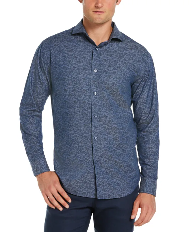 Mini Paisley Print Shirt sold by Cubavera