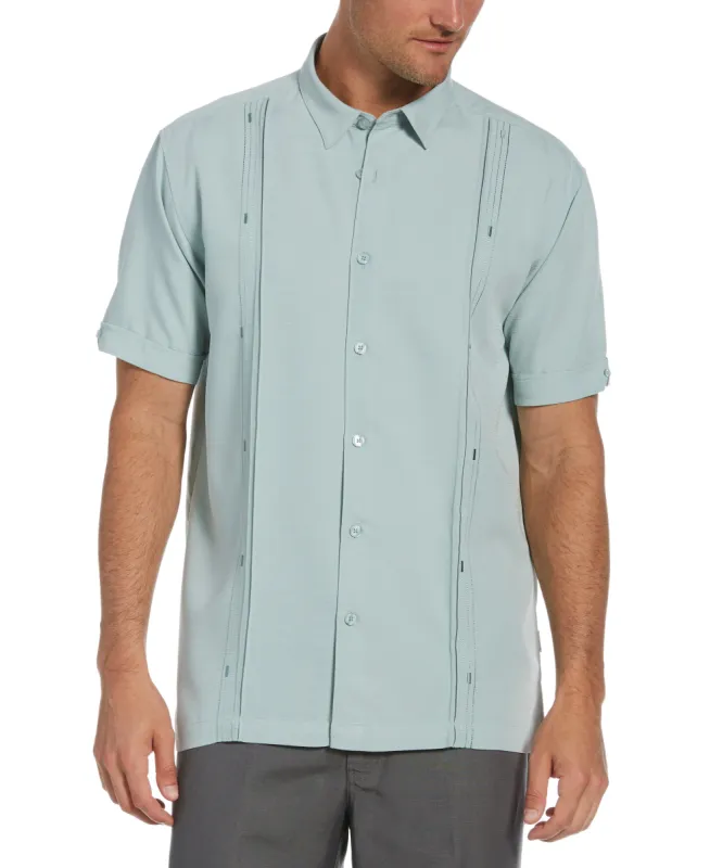 Embroidered Panel Shirt sold by Cubavera