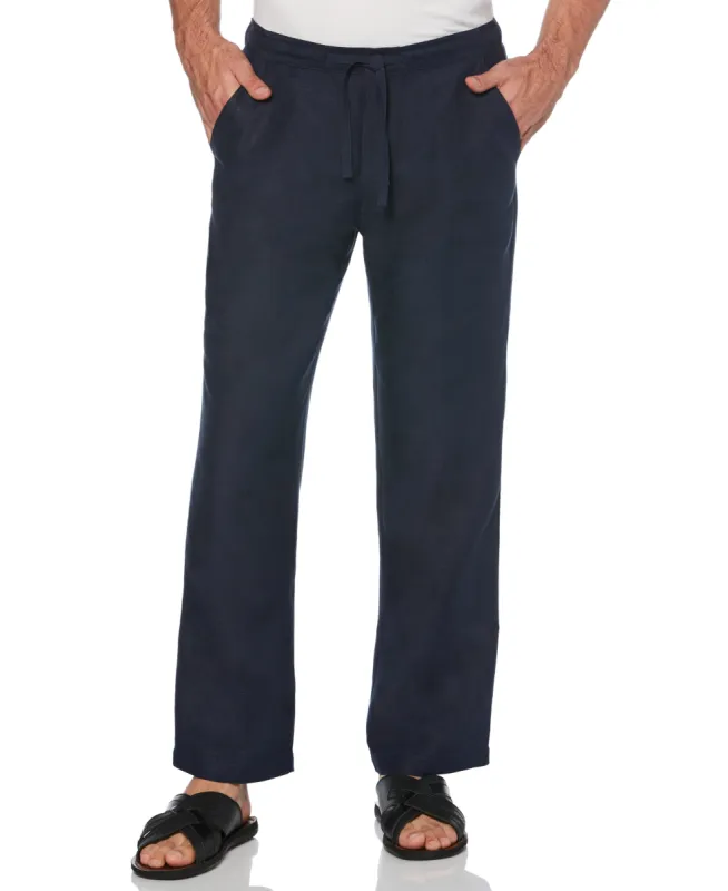 Linen-Blend Drawstring Pants sold by Cubavera