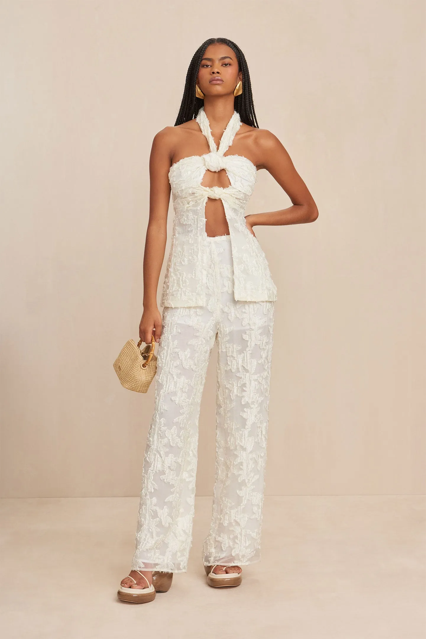 LANE PANT - OFF WHITE sold by Cult Gaia