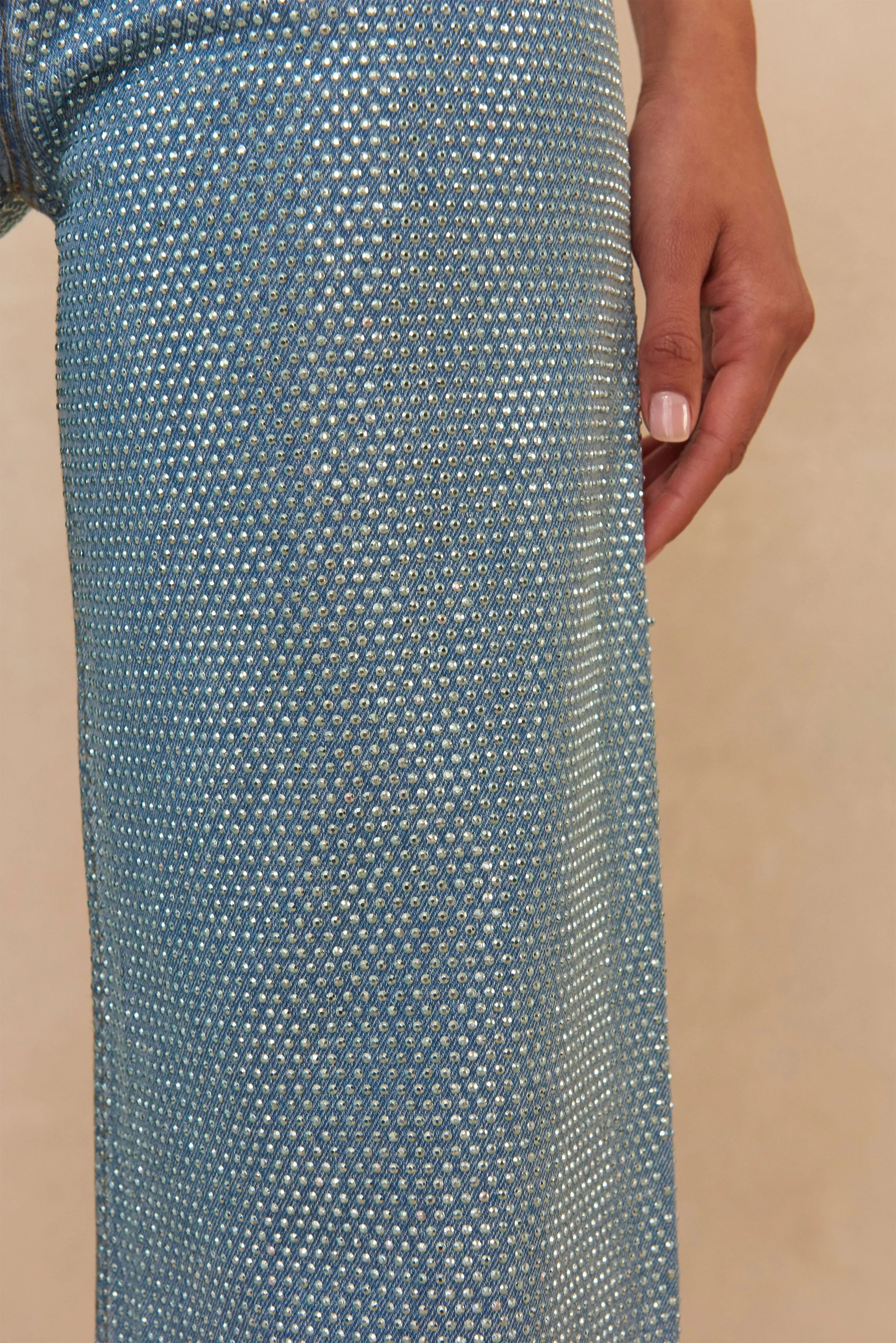 ZELMA PANT - LIGHT BLUE sold by cult gaia product image thumbnail 4