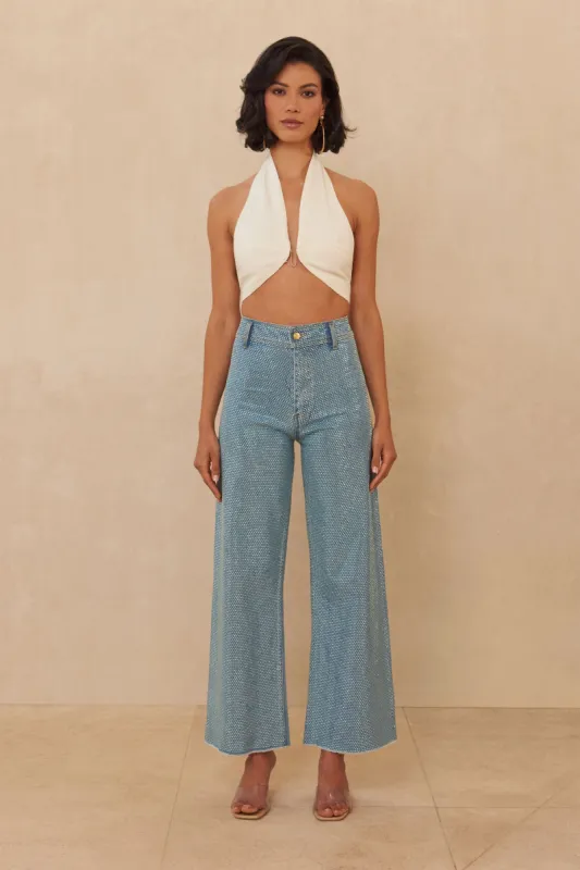 ZELMA PANT - LIGHT BLUE sold by cult gaia