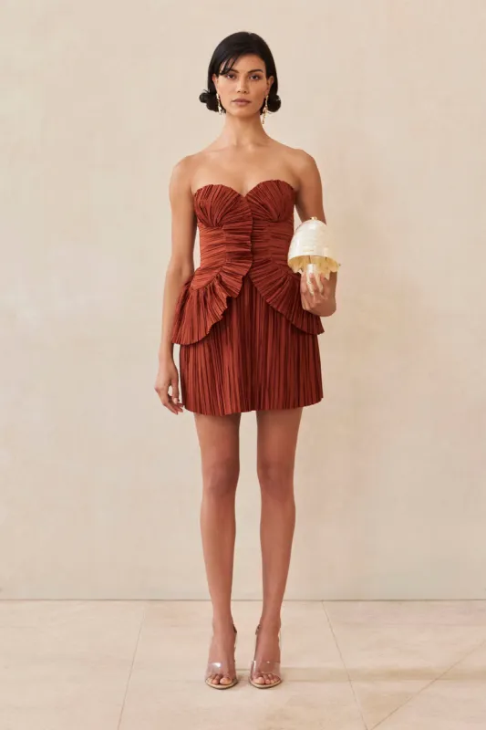 CHARLIQUE DRESS - TANNIN sold by cult gaia