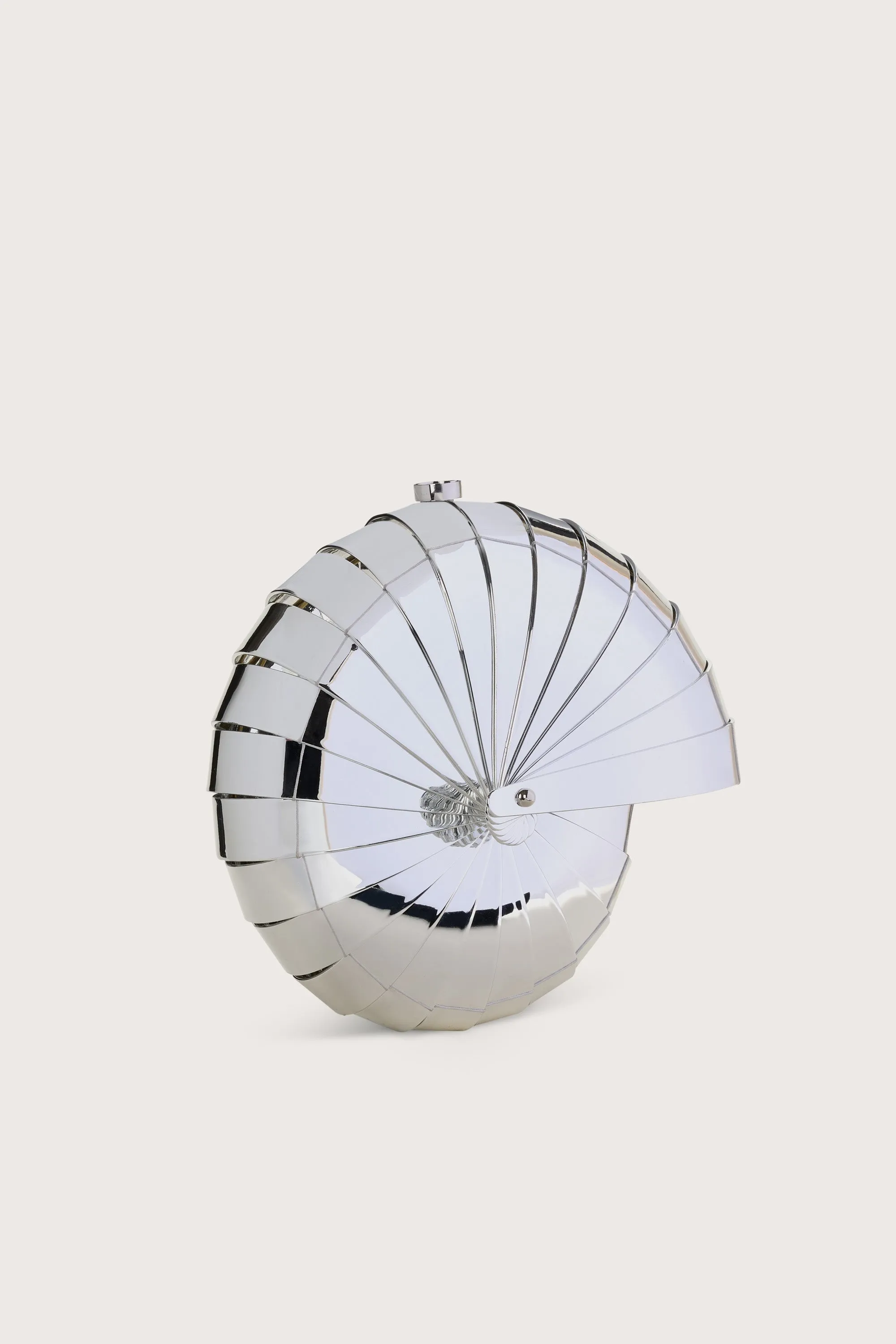 SIRENA CLUTCH - SHINY SILVER sold by cult gaia product image thumbnail 2