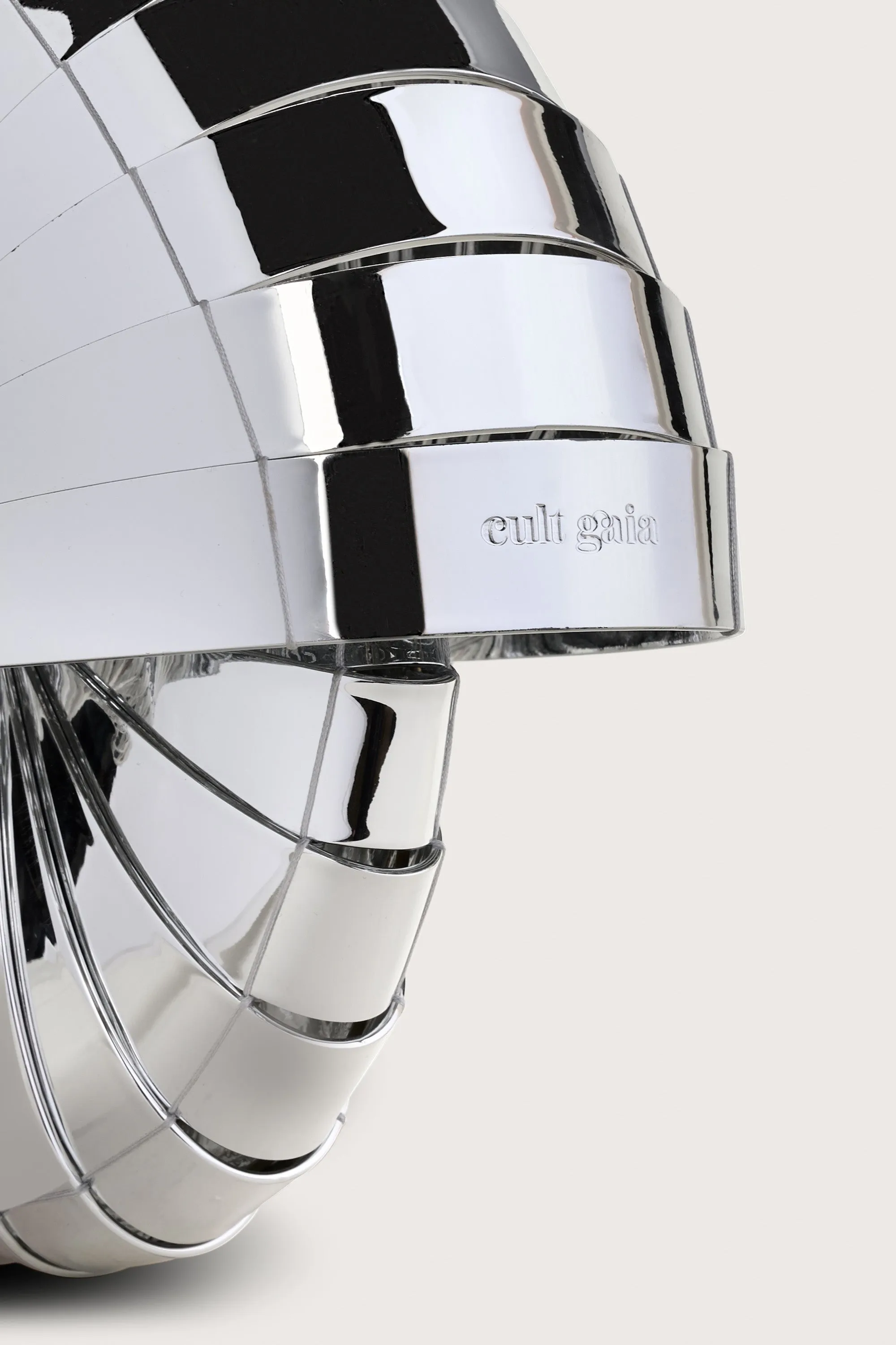 SIRENA CLUTCH - SHINY SILVER sold by cult gaia product image thumbnail 4