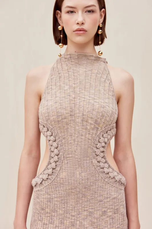 ANDREAS KNIT DRESS - CANYON TAN sold by cult gaia