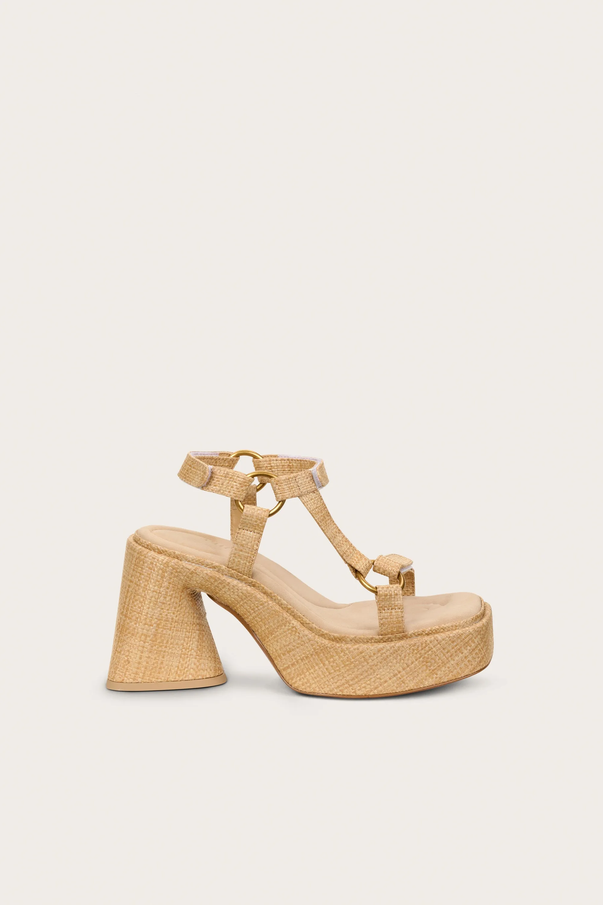 ERIN SANDAL - NATURAL sold by Cult Gaia