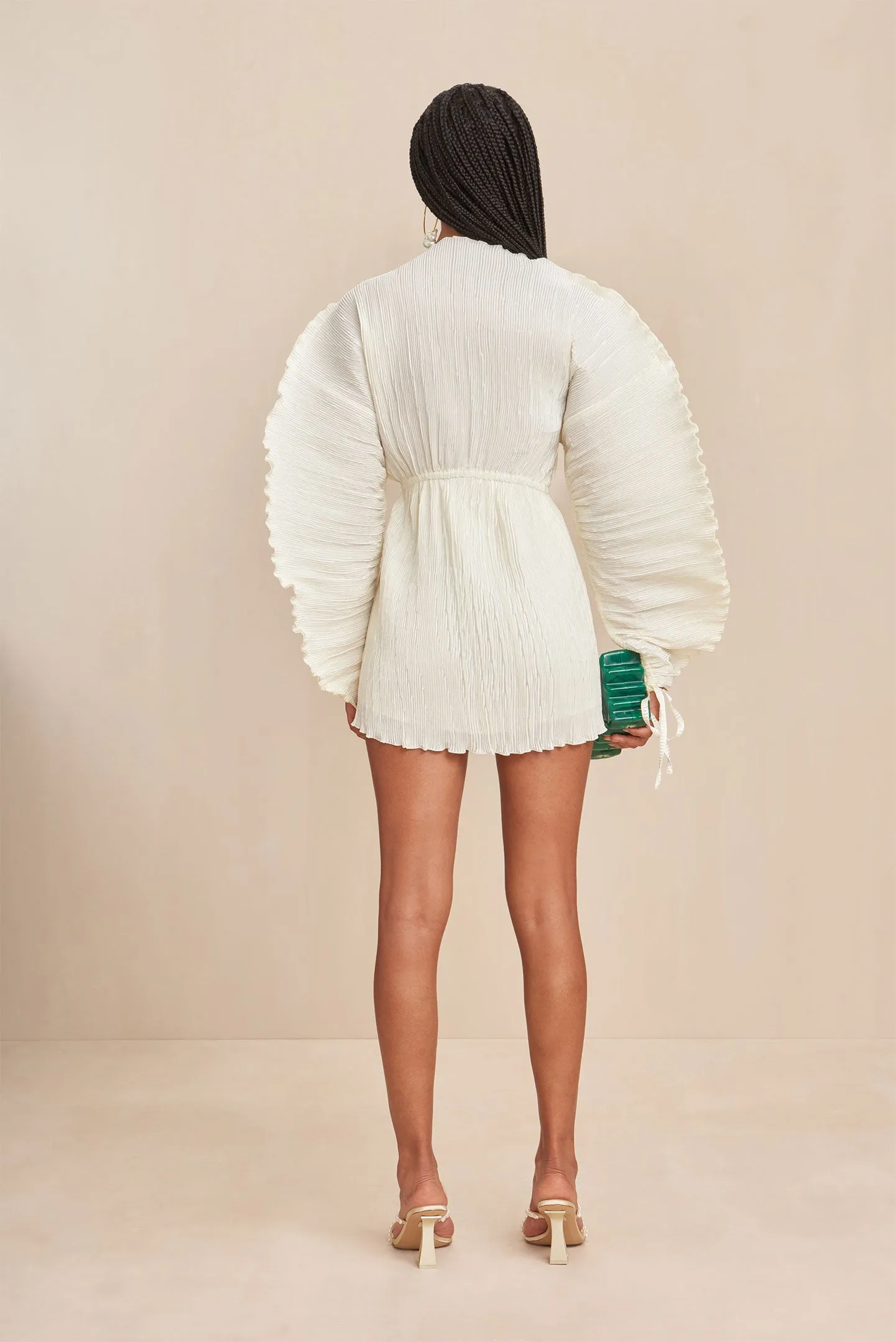 ZAMARIAH DRESS - OFF WHITE sold by cult gaia product image thumbnail 4