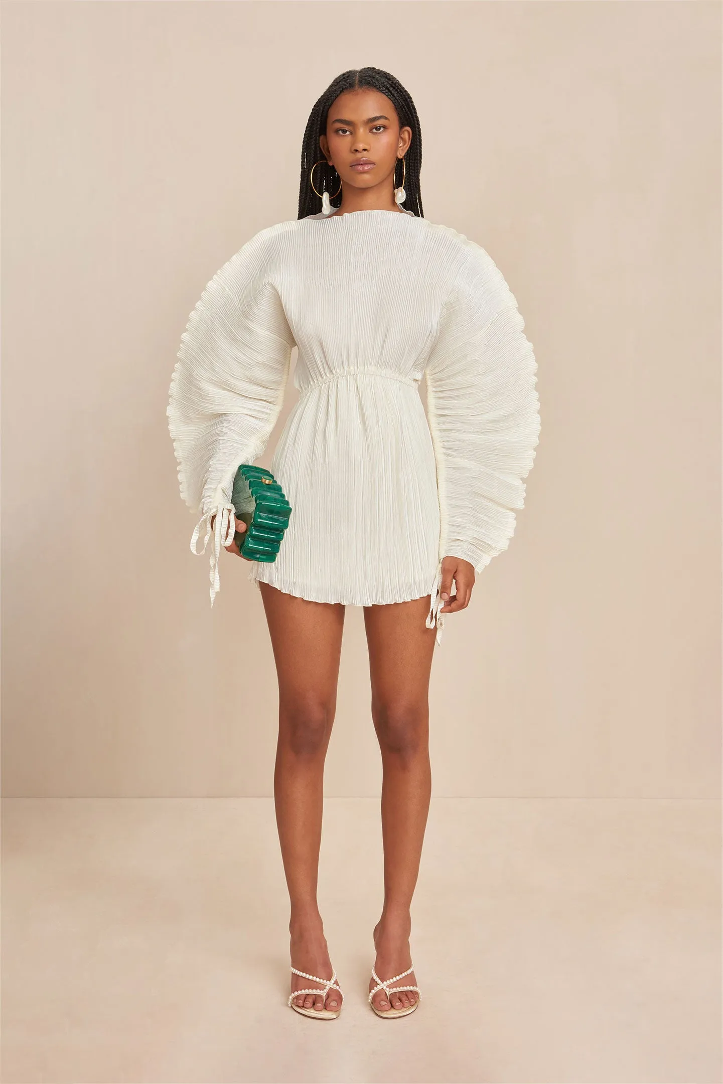 ZAMARIAH DRESS - OFF WHITE sold by cult gaia product image thumbnail 2