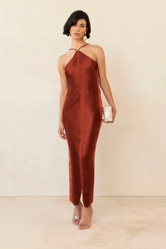RENATA GOWN - BRONZE sold by cult gaia