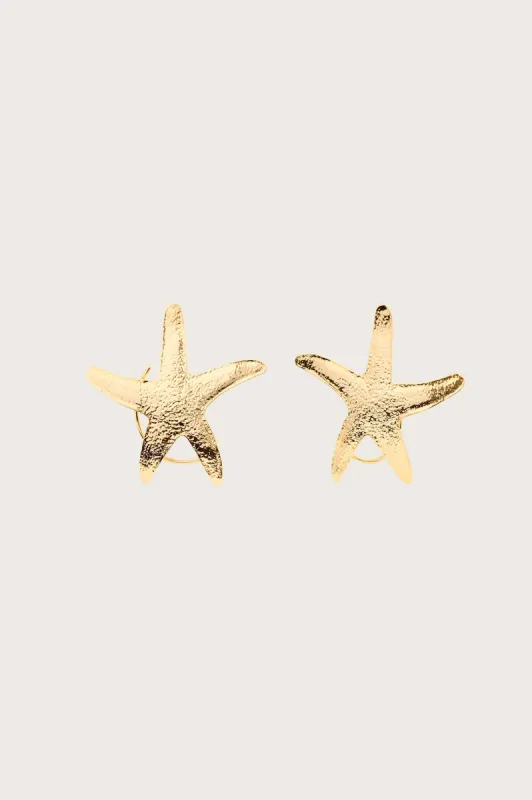 ARIELLA EARRING - SHINY BRASS sold by cult gaia