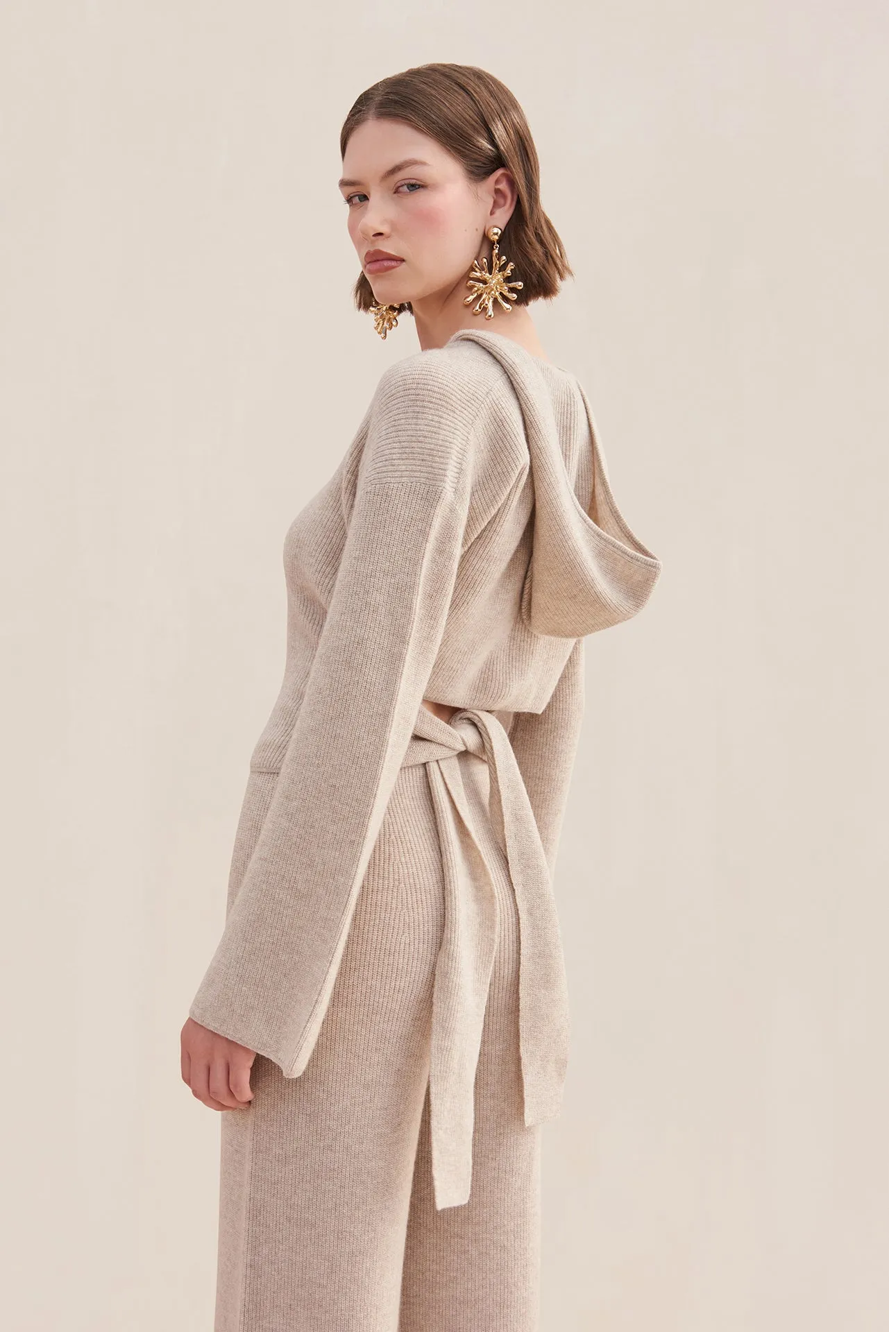 ORION KNIT TOP - MILLET sold by cult gaia