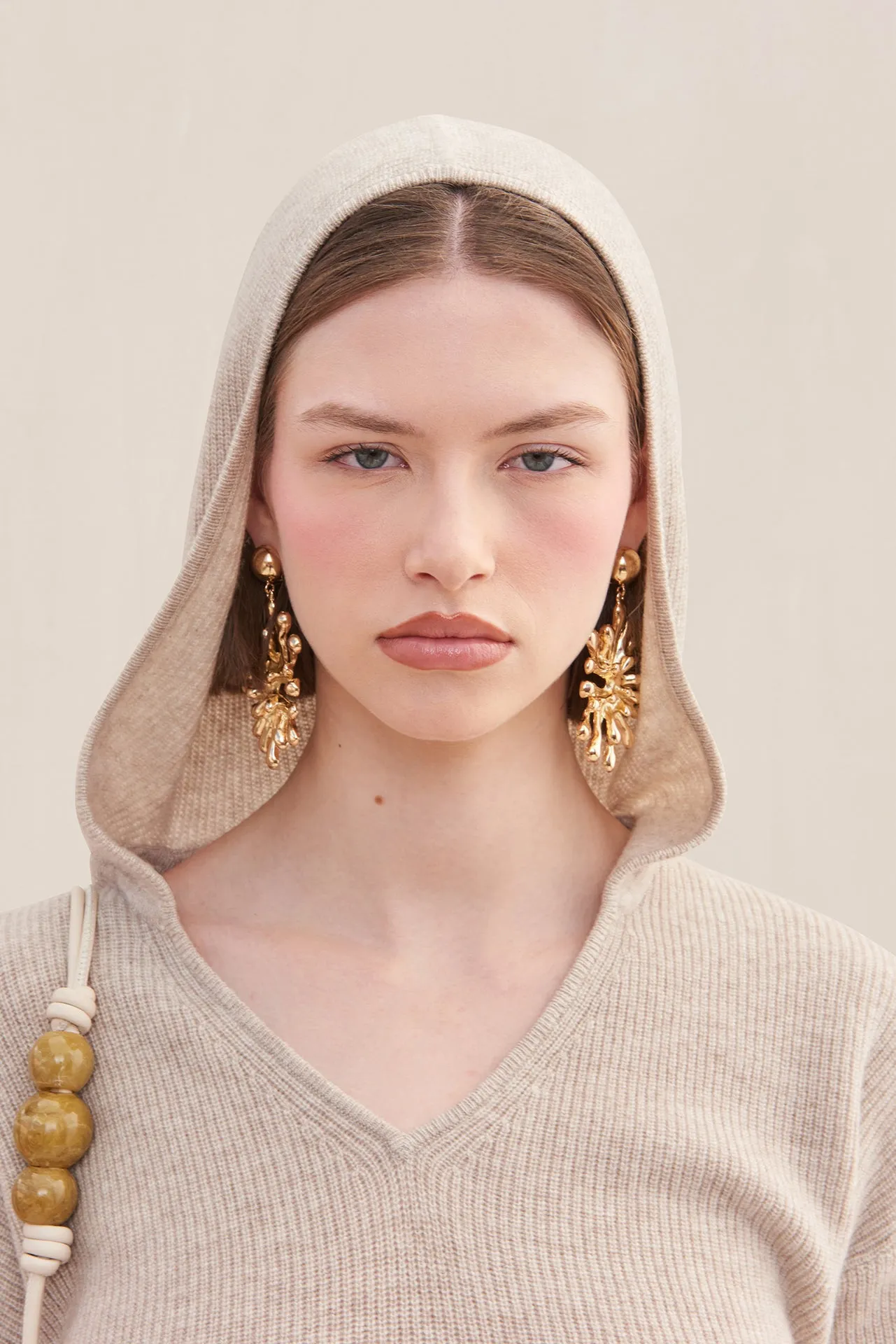 ORION KNIT TOP - MILLET sold by cult gaia product image thumbnail 3