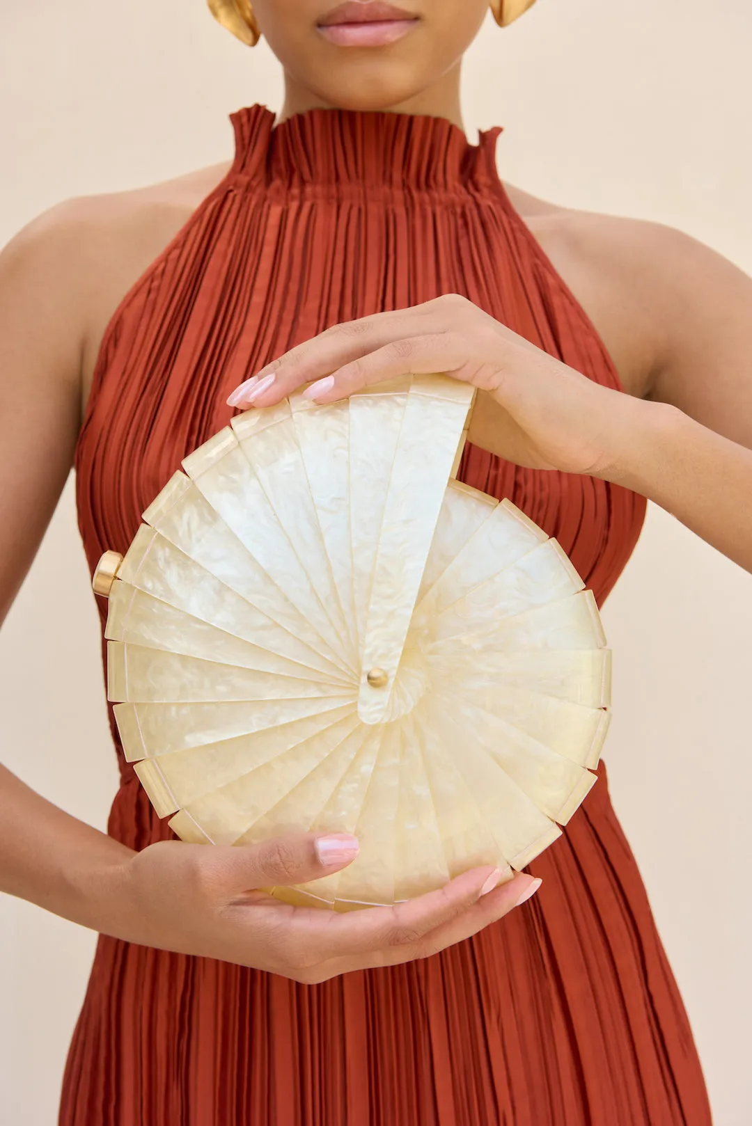SIRENA CLUTCH - IVORY sold by Cult Gaia product image thumbnail 2