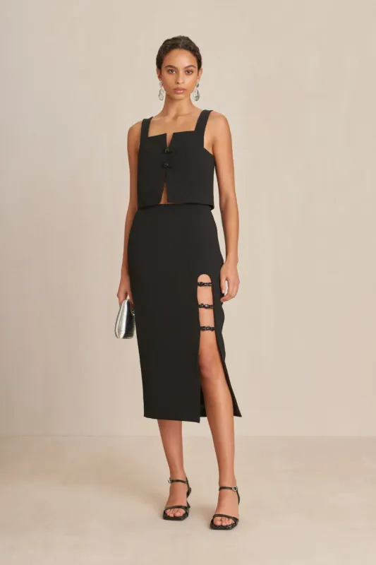 ARIET SKIRT - BLACK sold by Cult Gaia